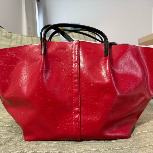 AllSaints ODETTE LEATHER EAST WEST TOTE BAG - Picture 2 of 9